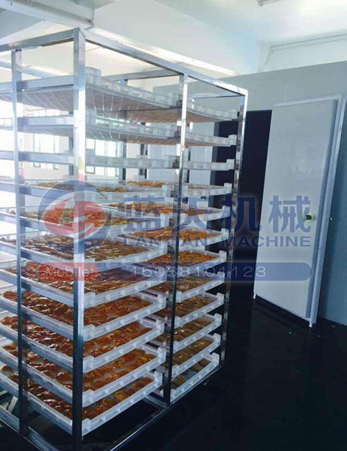 福建空氣能熱泵烘干機(jī)用戶現(xiàn)場