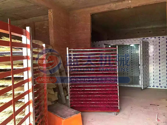 西藏線香烘干機(jī)用戶現(xiàn)場