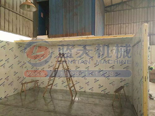 浙江食用菌烘干機安裝現(xiàn)場