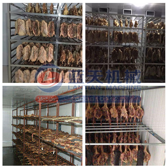 板鴨烘干機試機現場